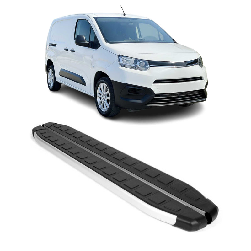 Marchepieds Latéraux pour Toyota Proace City 2019-2025 Van L2 Long 2 Pieces