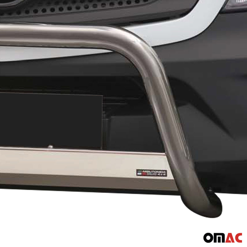 Pare-buffle Avant pour Mercedes Sprinter 2013-2018 63 mm Acier Gris