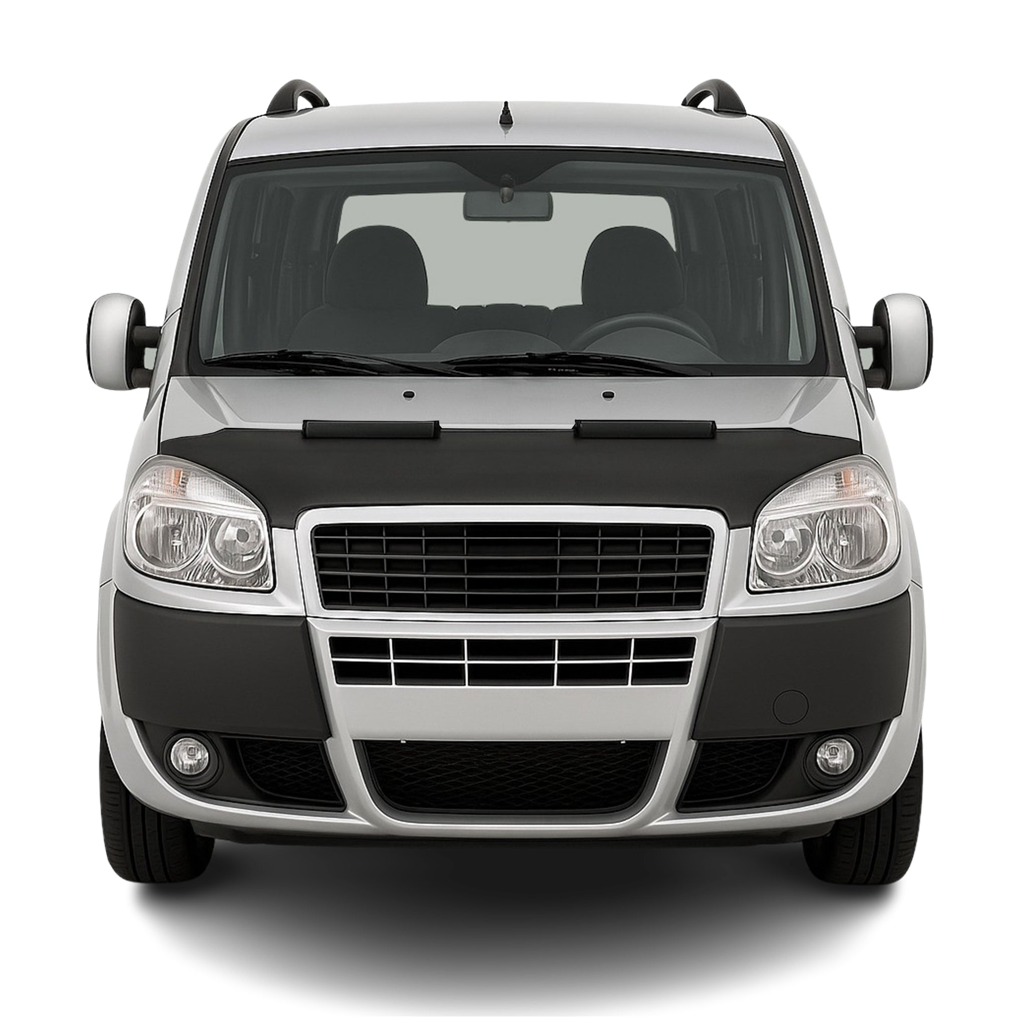 Protège Capot pour Fiat Doblo 2006-2010 Masque de voiture vinyle Noir