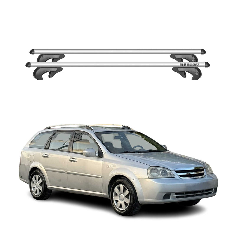 Barres de toit pour Chevrolet Lacetti Kombi 2002-2011 90kg Alu Gris 2x