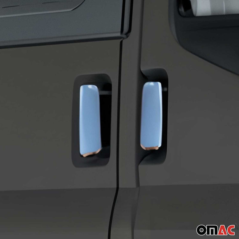 Couverture de poignée de porte pour Ford Transit 2000-2014 en Acier Inox 3Pcs