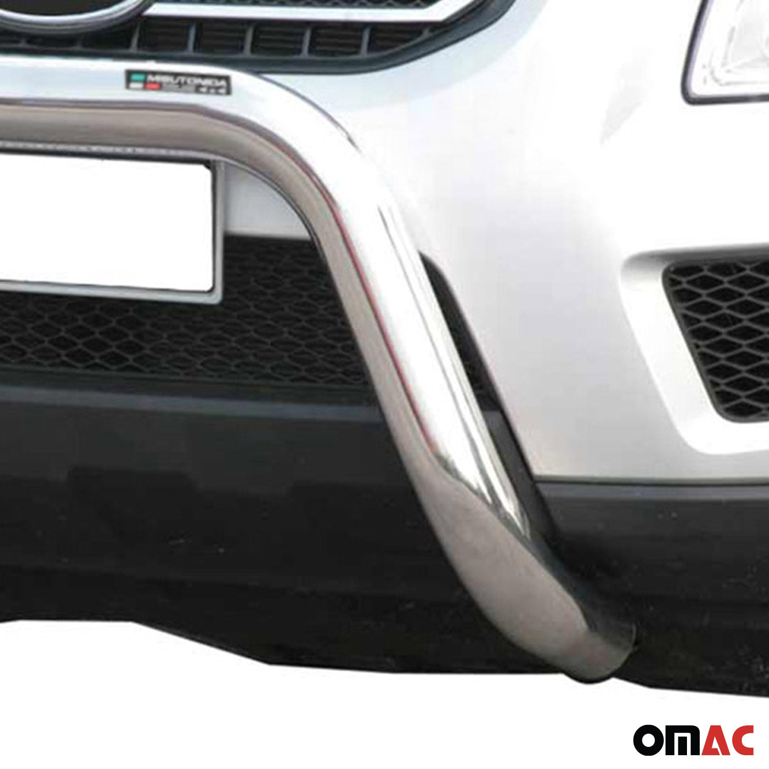 Pare-buffle Avant pour Kia Sportage 2008-2010 76 mm en Acier Gris