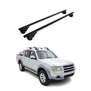 Barres de toit Transversales pour Ford Ranger II 2006-2011 Acier Noir 2Pcs