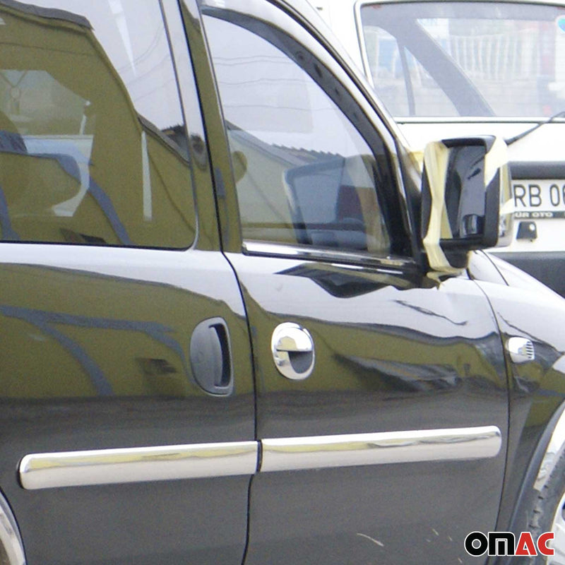 Garniture de Fenêtre pour Opel Combo C 2001-2011 Acier Inox 2Pcs