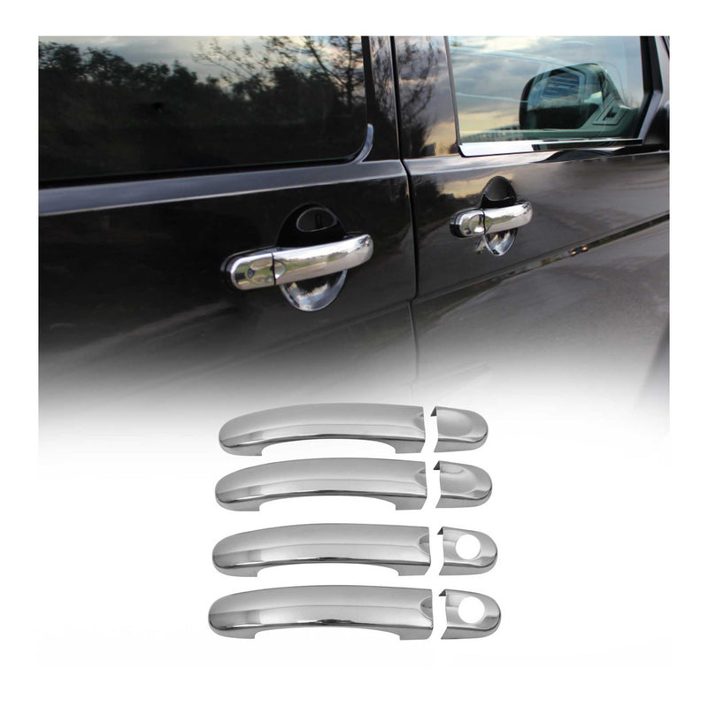 Couverture poignée de porte pour VW T6 T6.1 2015-2024 2 trous 8pcs inox chromé
