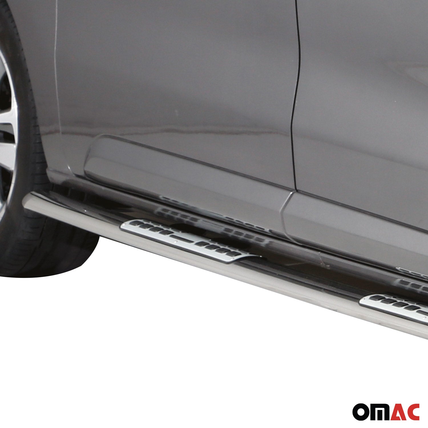 Marchepieds Latéraux pour Toyota Proace 2016-2026 L2 Acier Inoxydable Argent