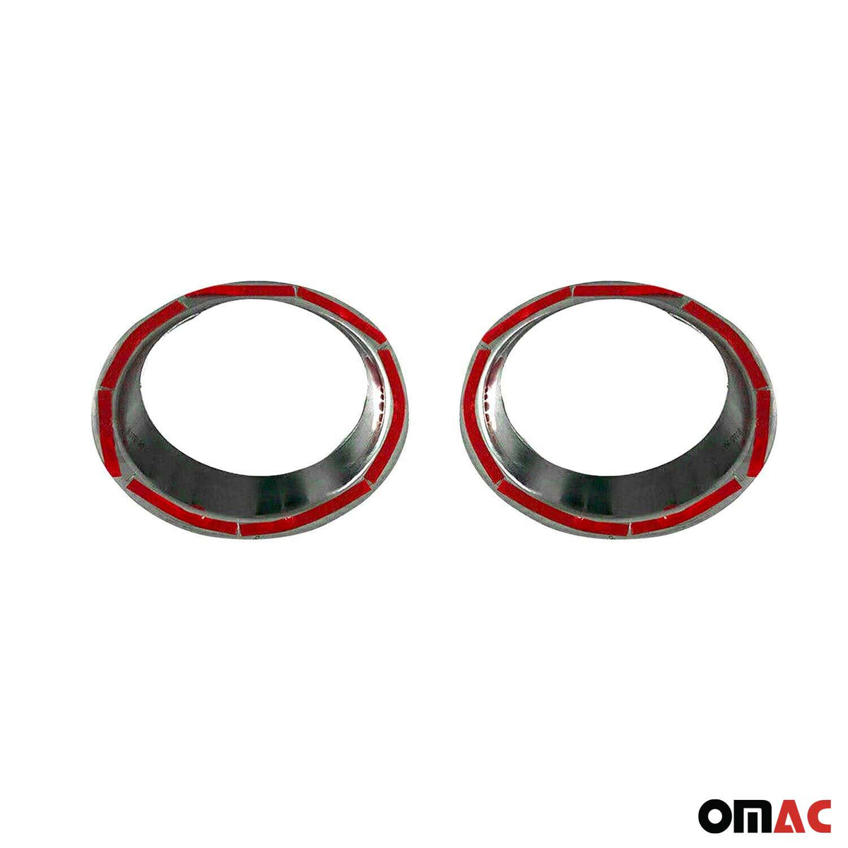 Cadre Phare Antibrouillard pour Kia Soul I 2008-2011 Pre-FL en acier inox Chromé