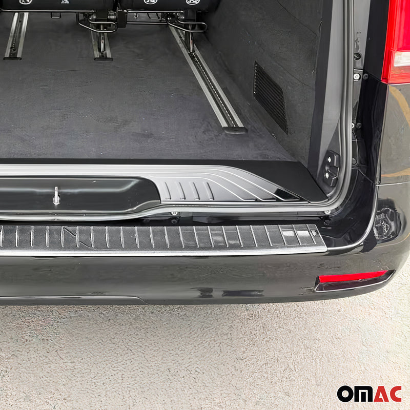 Kit Protection de Pare-Chocs arrière pour Mercedes Vito W447 2014-2025 inox 2Pcs