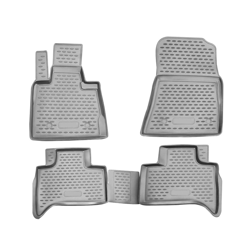 OMAC 3D Tapis de sol pour BMW X5 E53 1999-2006 caoutchouc TPE Gris 4Pcs