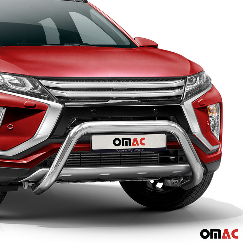 Pare-Buffle Avant Pour Mitsubishi Eclipse Cross 2017-2024 Argent