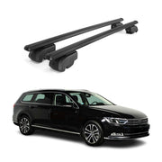 Barres de toit Transversales pour VW Passat B8 Variant 2015-2019 ABE Alu 2x