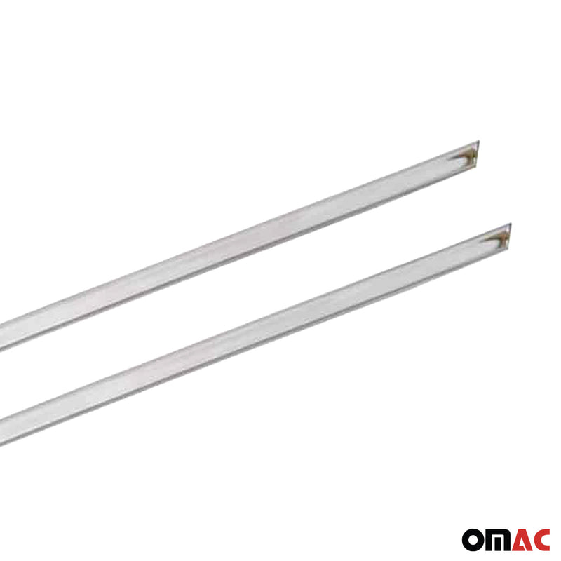 Moulure de Grille de Calandre pour Ford Transit Courier 2014-2017 Chromé 2Pcs