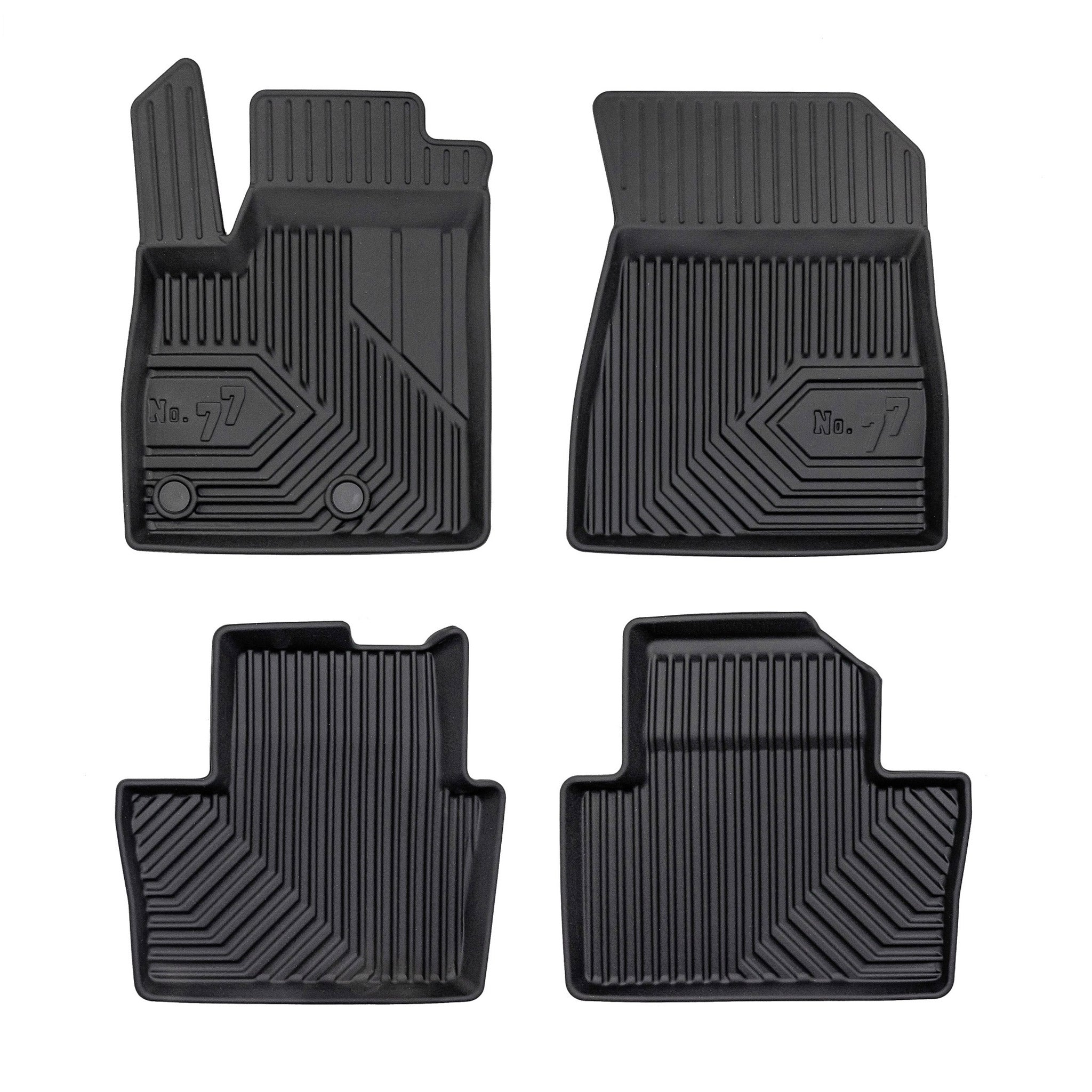 Tapis de Sol de Voiture pour Renault Austral Mild hybrid 2022-2026 TPE Noir 3Pcs