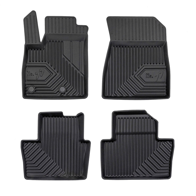 Tapis de Sol de Voiture pour Renault Austral Mild hybrid 2022-2025 TPE Noir 3Pcs