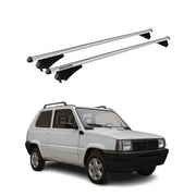 Tiger Barres de toit transversales pour Fiat Panda 169 Cross 2003-15 Alu Gris 2x