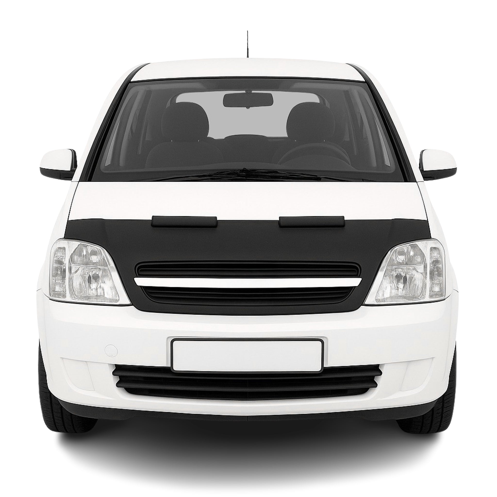 Protège Capot pour Opel Meriva A 2003-2010 Masque de voiture vinyle Noir