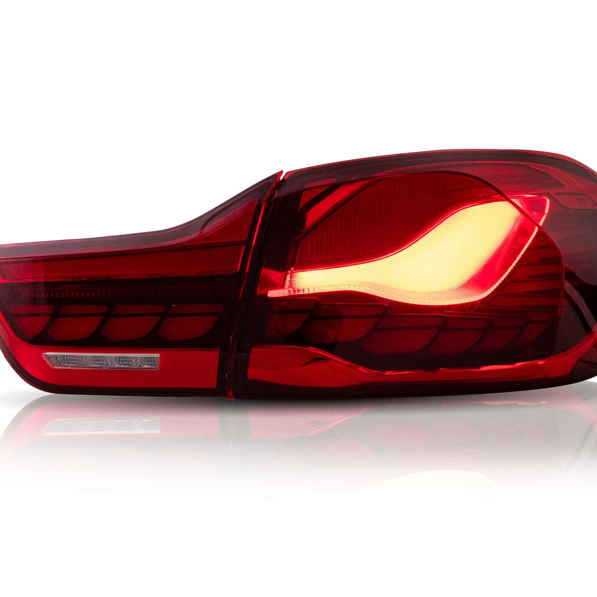 JOM OLED/LED Feux Arrière pour BMW F32 Coupé/F33 Cabriolet/F36 Gran Coupé Rouge