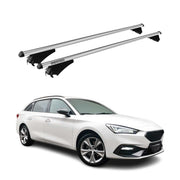 Tiger Barres de toit transversales pour Seat Leon IV 2020-2026 Gris