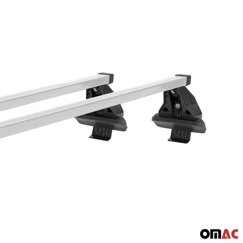 Barres de transversales Menabo pour Alfa Romeo Giulietta 2010-2020 Acier Gris