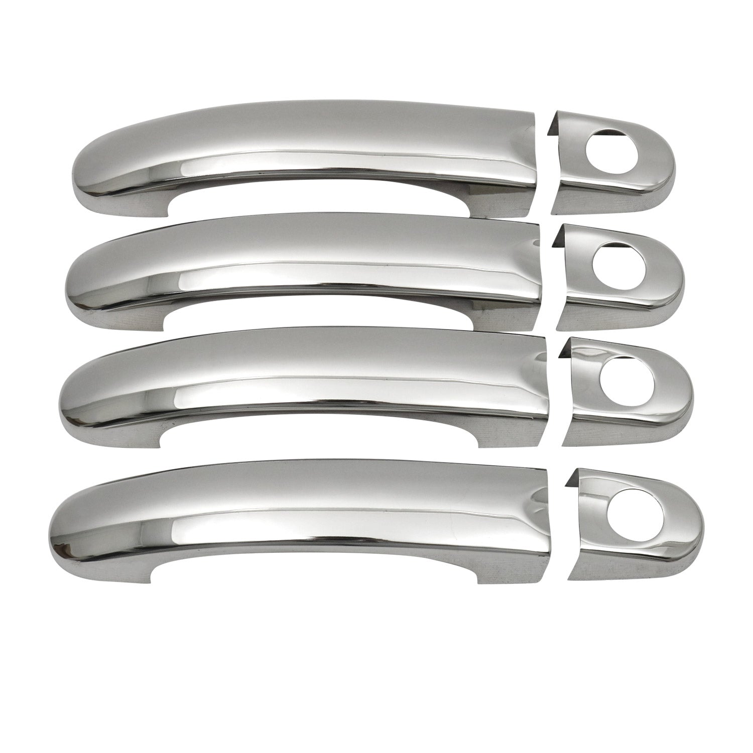 Couverture poignée de porte pour VW Multivan T5 2003-2015 4 Portes Acier 8Pcs