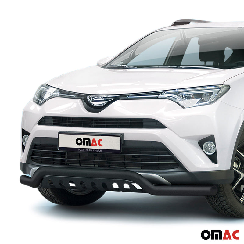 Pare-Buffle Avant Pour Toyota RAV4 2015-2018 Acier Noir