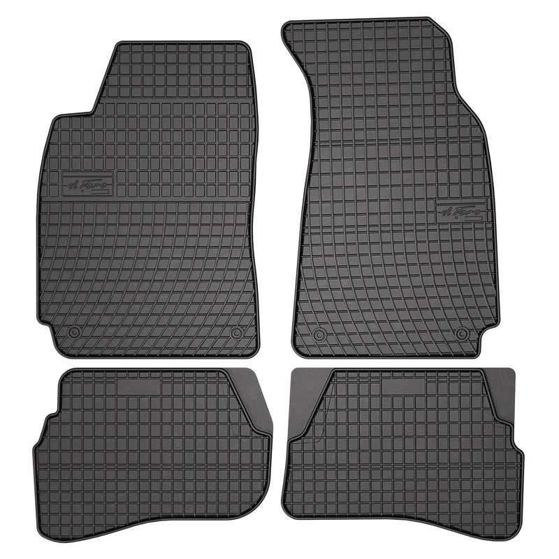 OMAC Tapis de Sol pour VW Passat B5 1996-2005 Caoutchouc Noir