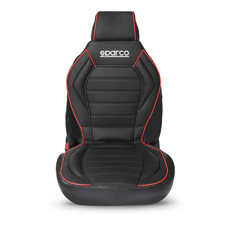 SPARCO coussin de siège en noir rouge  housse de siège protège-siège universel