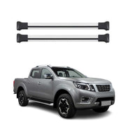 Barres de toit transversales pour Nissan Navara D23 2015-2023 Aluminium Gris