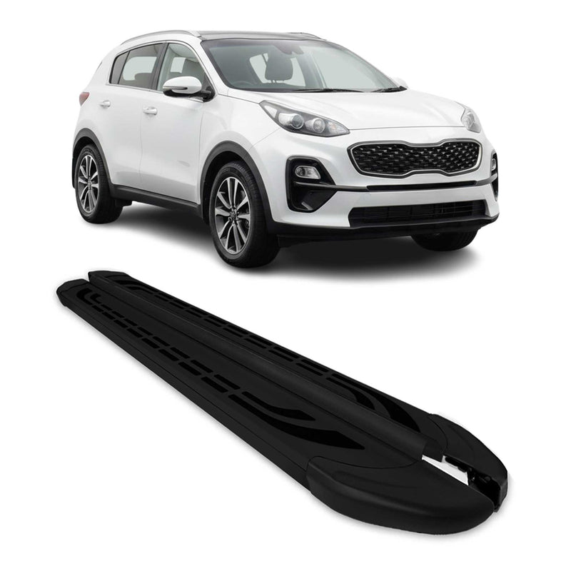 Marchepieds latéraux pédale pour Kia Sportage 4 2016-2021 en Aluminium