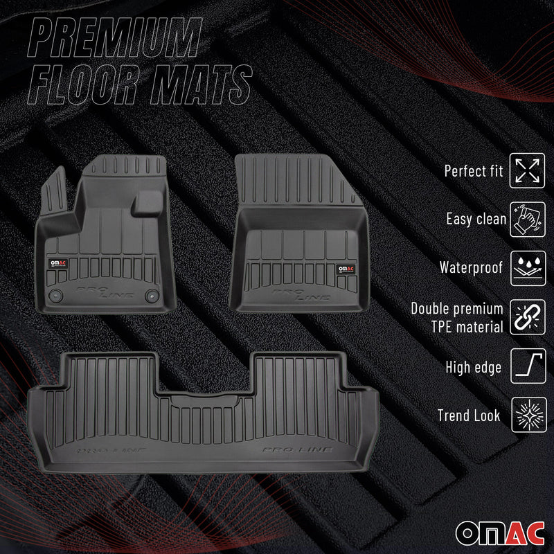 Tapis de Sol pour Peugeot 5008 2017-2022 TPE Noir