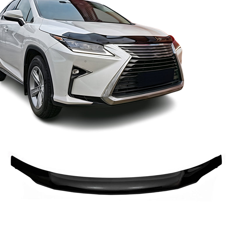 Deflecteurs d'air capot de voiture pour Lexus RX 2015-2022 Acrylique foncé Noir