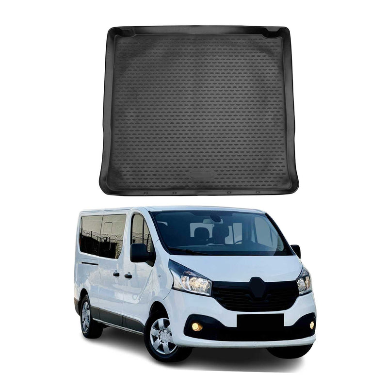 Tapis de Coffre pour Renault Trafic 2014-2022 TPE Noir