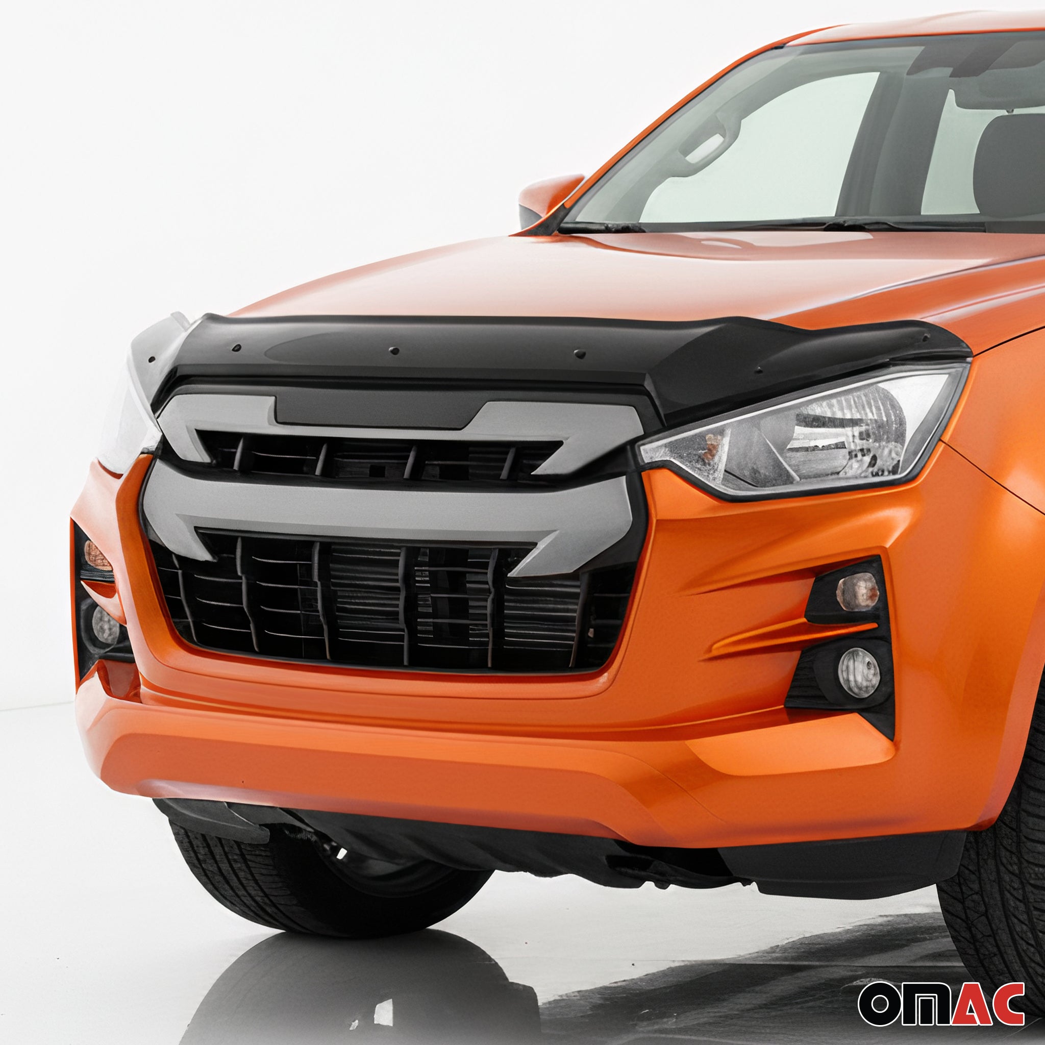 Deflecteurs d'air capot de voiture pour Isuzu D-max mk3 2019-23 Pre-FL noir ABS