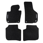 Tapis de Sol de Voiture pour Skoda Superb II 2008-2015 Velours Durable Noir 4Pcs