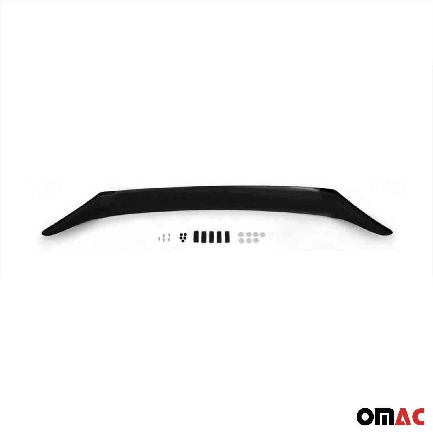 Deflecteurs d'air capot de voiture pour Ford Transit Tourneo Custom 2013-18 Noir