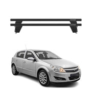 Menabo Barres de toit Transversales pour Opel Astra H 2004-2011 Noir ABE 2x