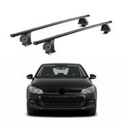 Barres de toit acier pour VW Golf mk7 HB Break 2012-2020 5Portes TÜV Noir 2Pcs
