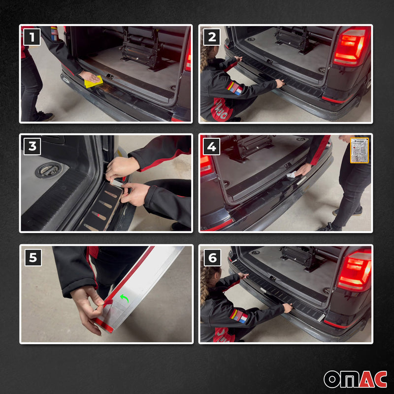 Protection Seuil de Pare-chocs Arriére Pour VW T6 Caravelle 2015-2021 CF