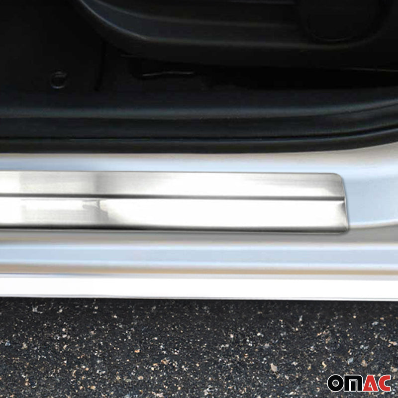 Seuils de porte pour Ford Mondeo mk3 mk4 2000-2014 en acier inox Chromé