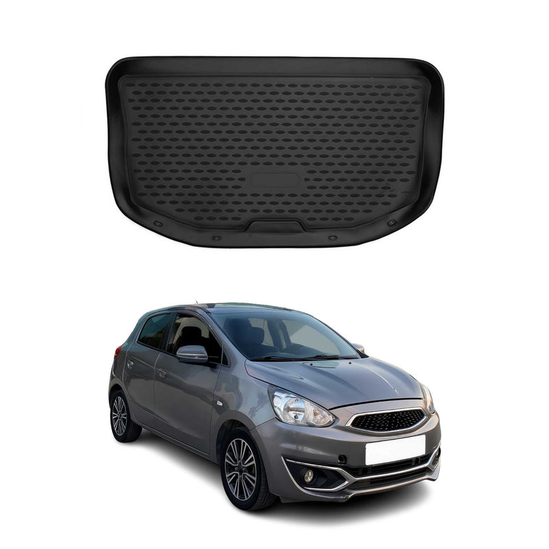 Tapis de Coffre pour Mitsubishi Space star 2017-2021 TPE Noir