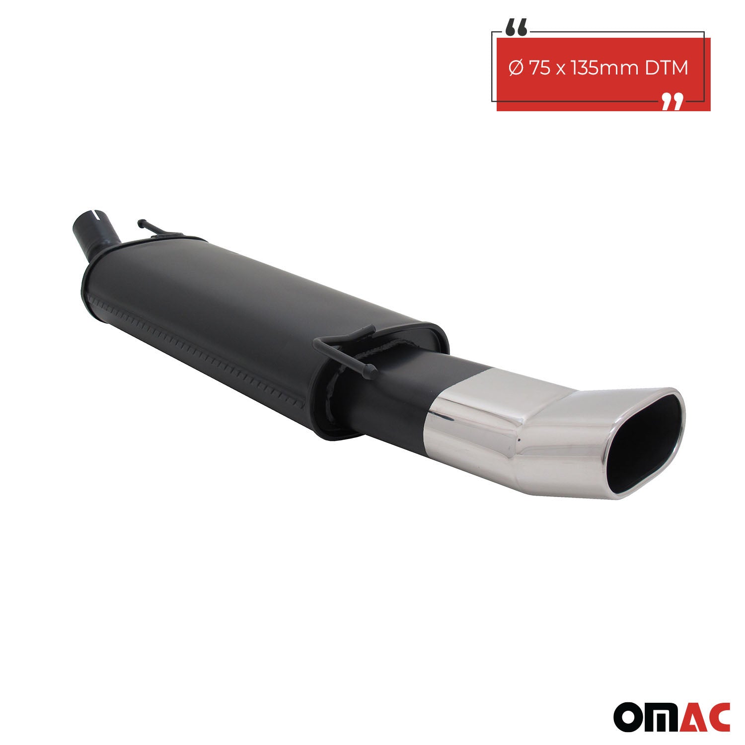 Échappement arrière Novus pour VW Golf 3/Golf 4 Cabriolet 135x75mm DTM ABE