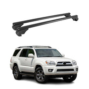 Barres de toit Transversales pour Toyota 4Runner V 2009-2024 TÜV Alu Noir 2Pcs