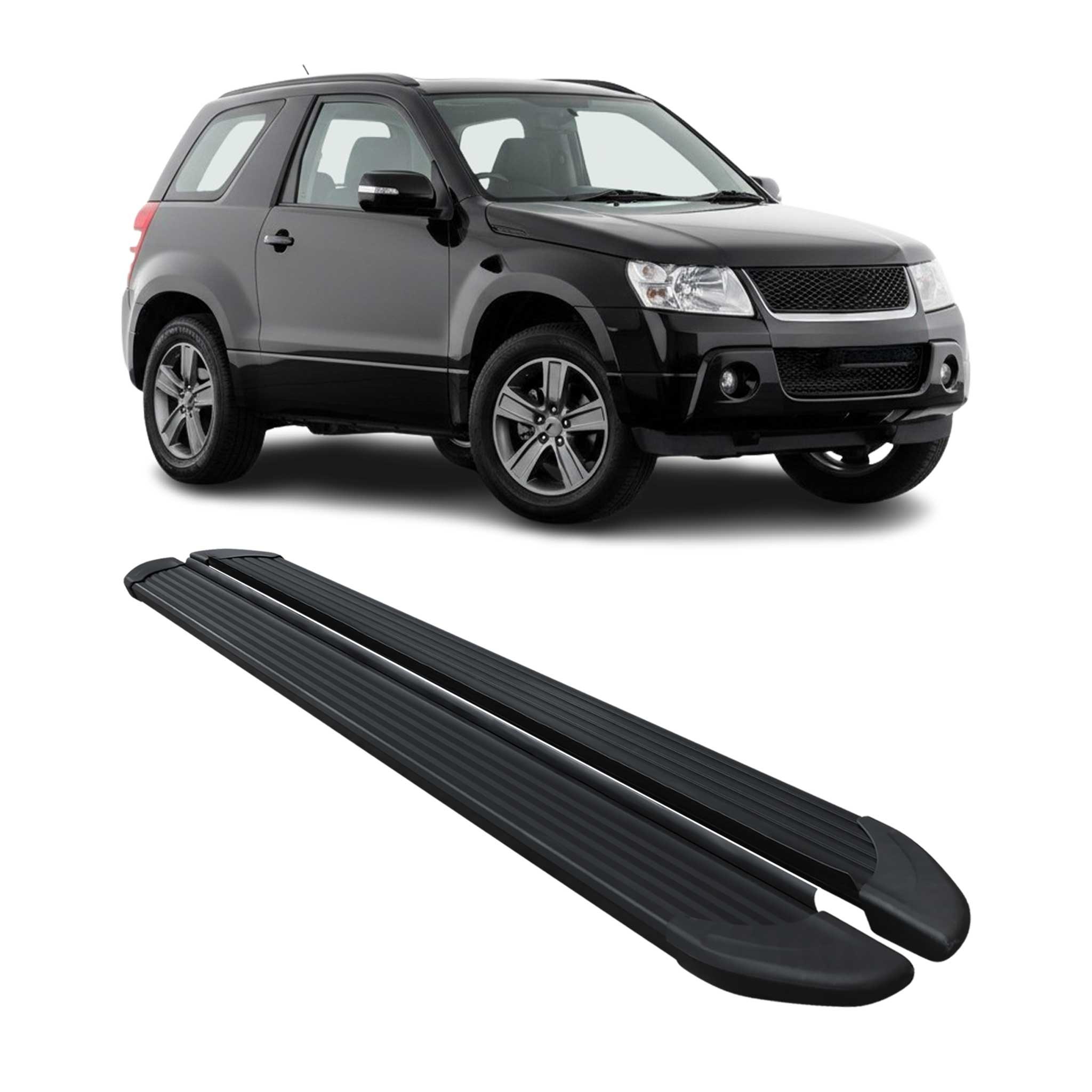 Marchepieds Latéraux pédale pour Dacia Bigster 2024-2026 Aluminium Noir 2 Pcs