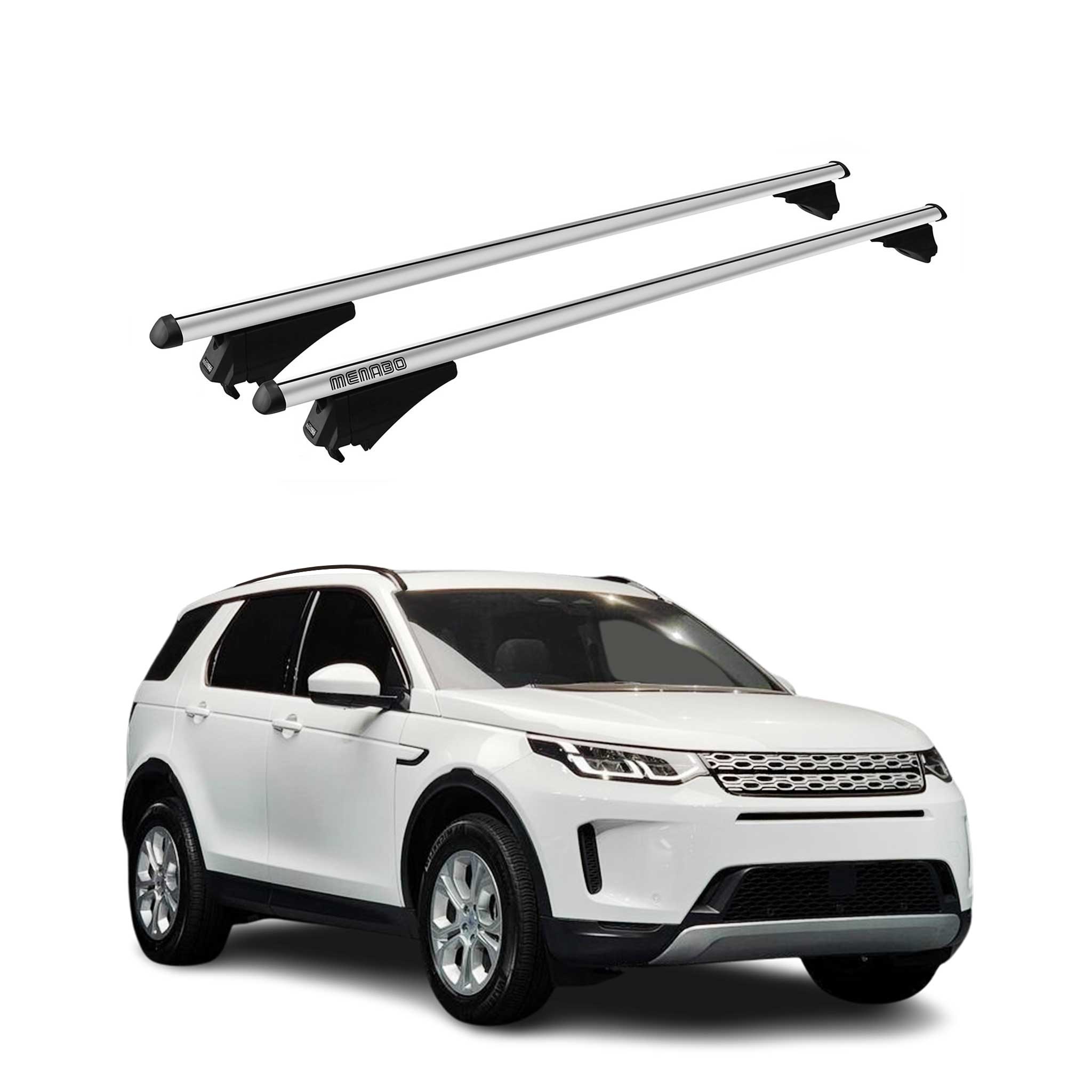 Tiger Barres de toit transversales pour Land Rover Discovery Sport 2015-19 Gris