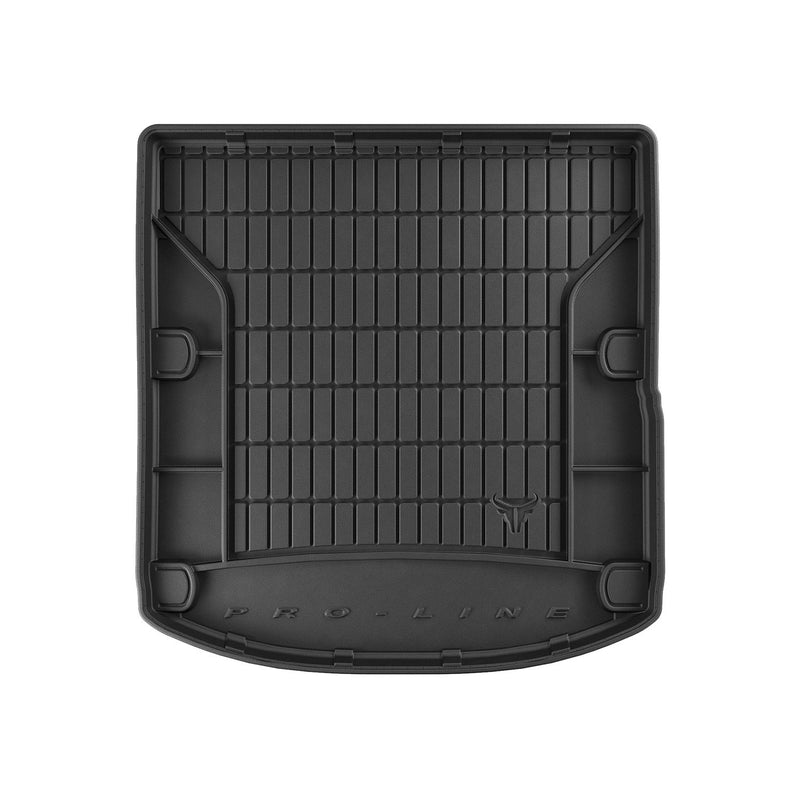 OMAC Tapis de coffre caoutchouc pour Audi A4 S4 B9 Berline 15-24 Noir Premium