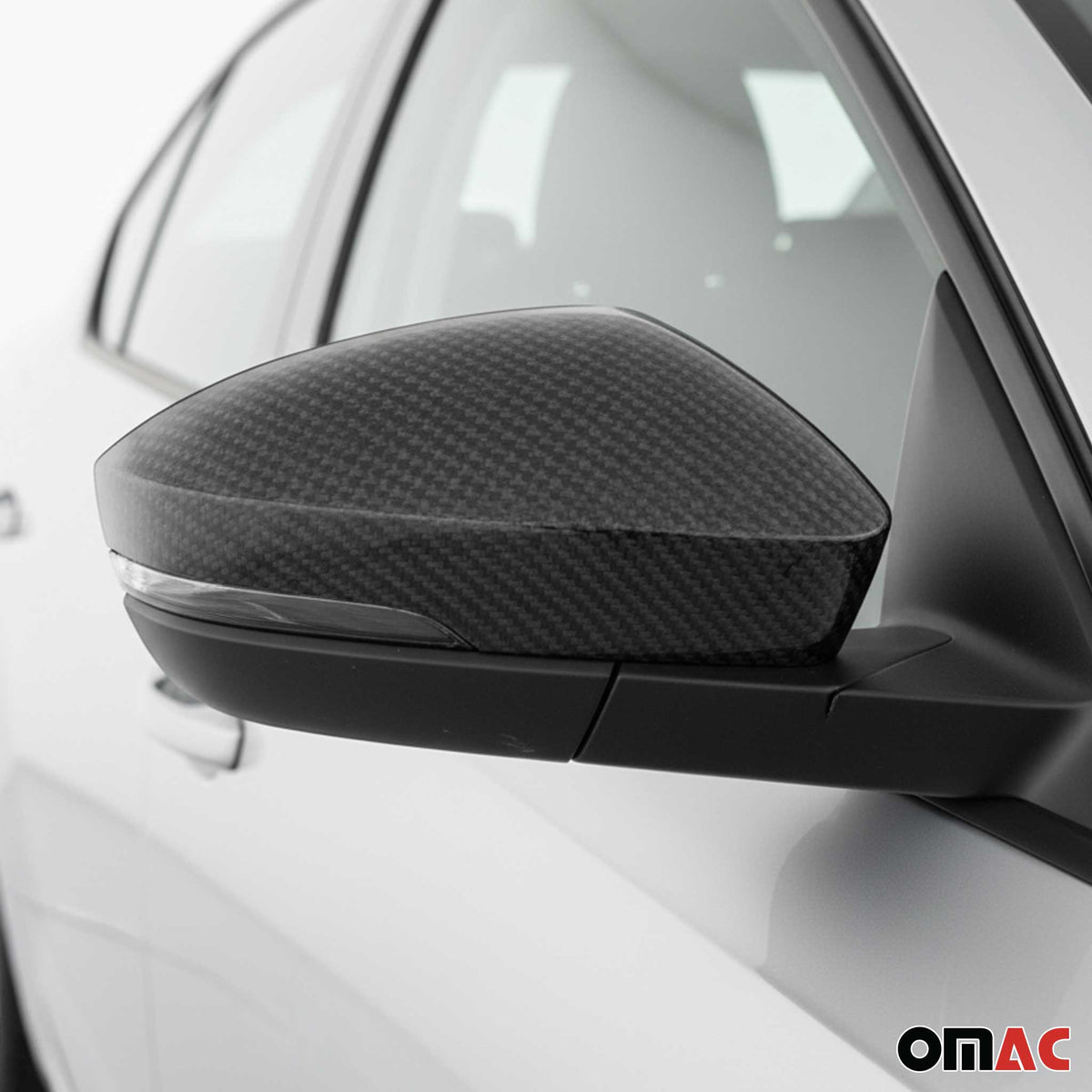 Coques de Rétroviseurs pour Volkswagen T-Roc Pre-fl 2017-2022 en Carbone Noir