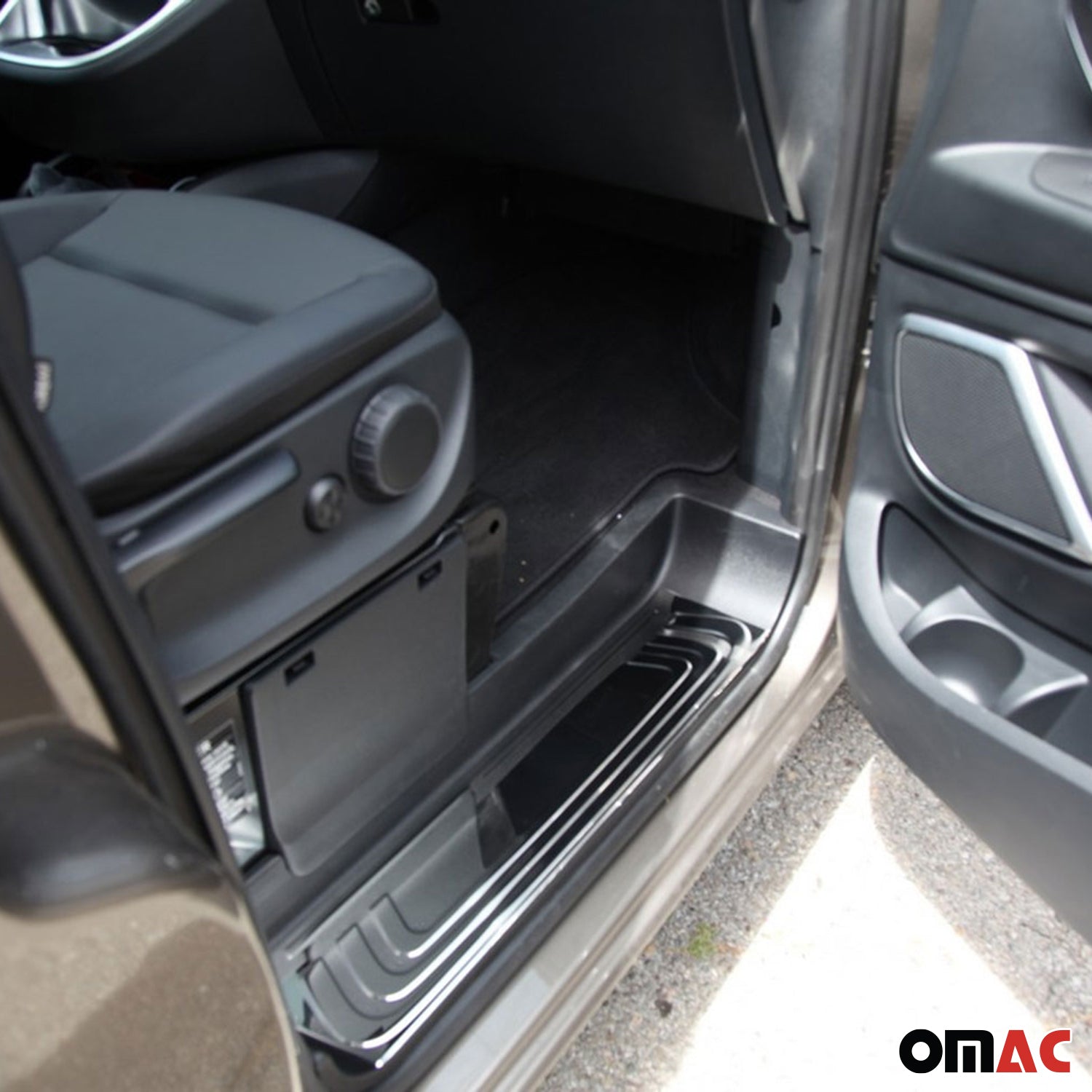 Couverture de Seuil de porte pour Mercedes Vito W447 2014-2026 inox chromé 3Pcs