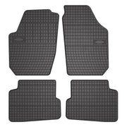 OMAC Tapis de Sol pour Skoda Fabia 2006-2014 Caoutchouc Noir