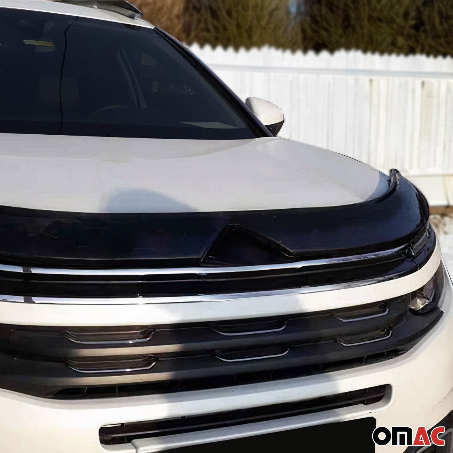 Deflecteurs d'air capot de voiture pour Citroen C5 Aircross SUV 2018-2024 Noir