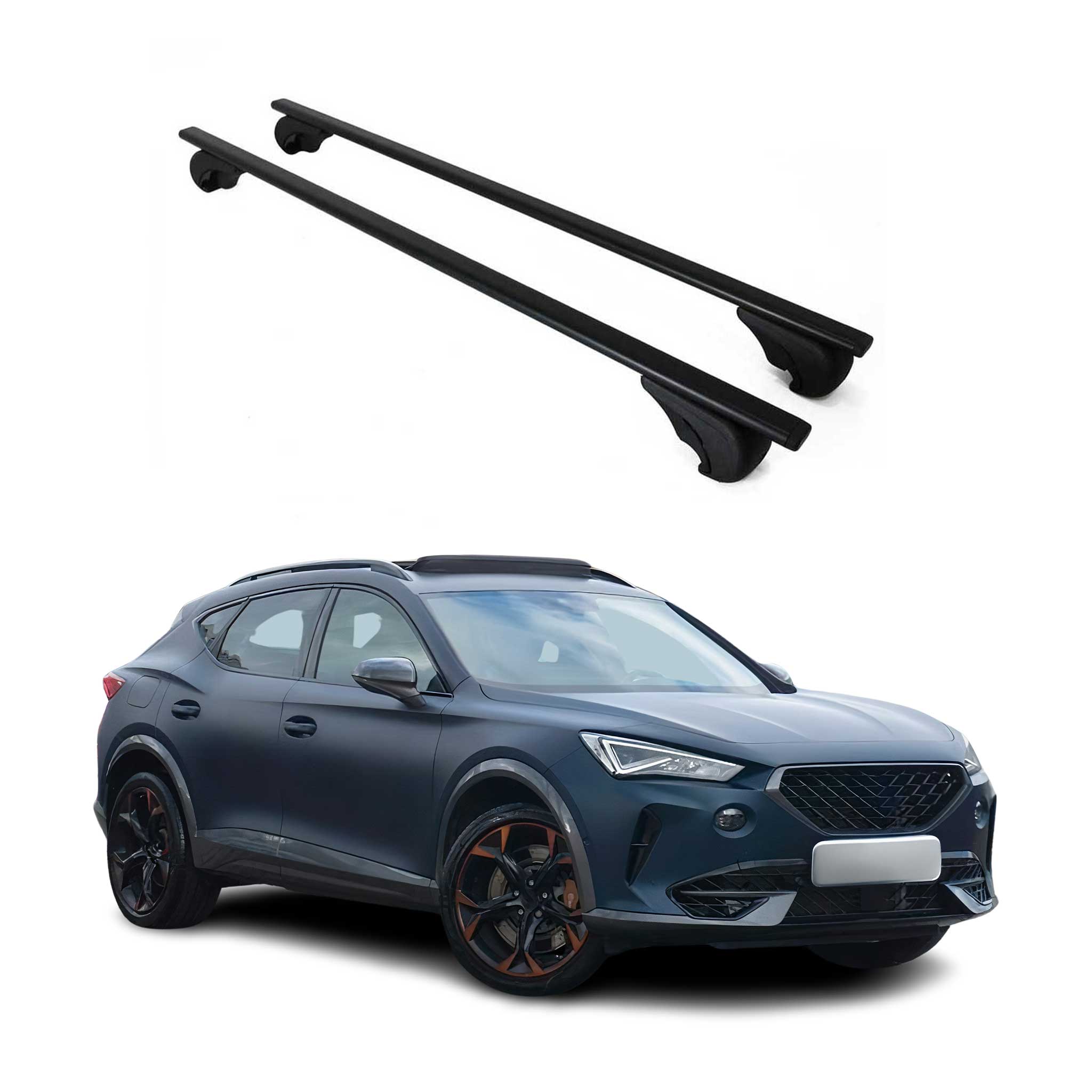 Barres de toit Transversales pour Cupra Formentor 2020-2026 Fer Noir